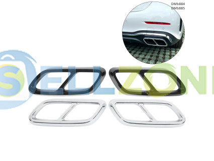 Διπλές απολήξεις εξάτμισης Mercedes C W206 AMG Line – DMb884/5